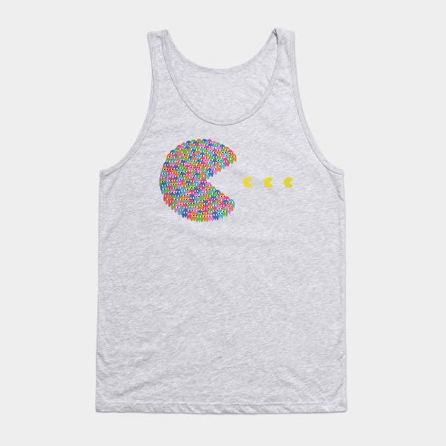 pacman Tank Top by gazonula